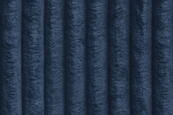 Housse Canapé droit convertible - 2 places - Tissu velours côtelé XL bleu