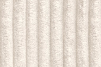 Housse Méridienne convertible - Tissu velours côtelé XL blanc