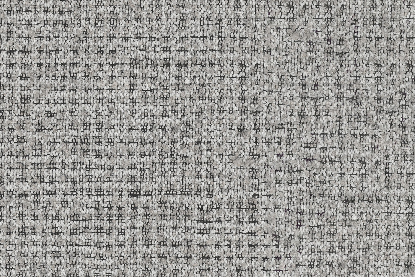 Canapé d'angle 6 places - 2 modules convertibles : Canapé 3 places + Méridienne - Tissu tweed Gris