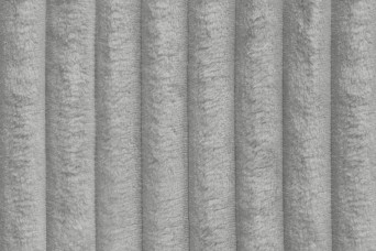 Housse Canapé droit convertible - 3 places - Tissu velours côtelé XL gris clair