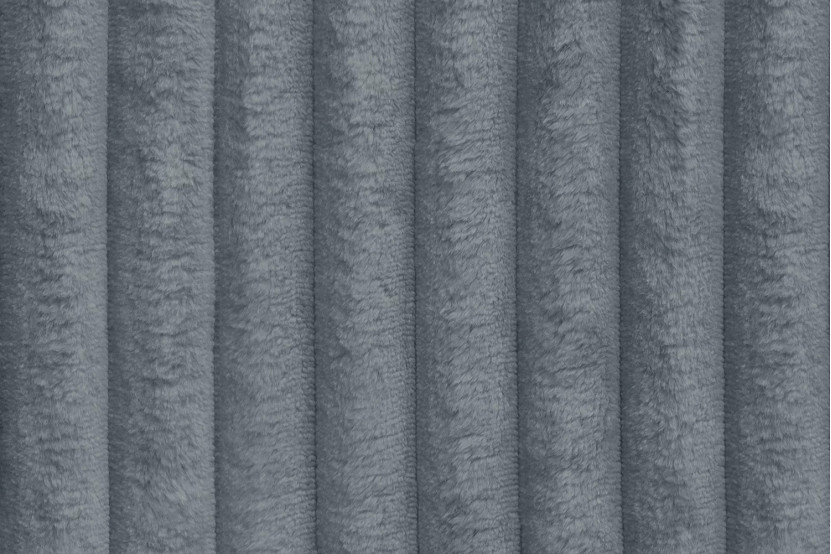 Housse Fauteuil convertible - Tissu velours côtelé XL gris