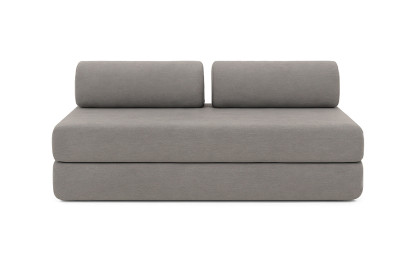 Canapé 3 places convertible et modulable - Tissu lisse Gris