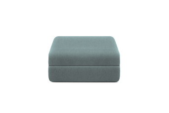 Pouf convertible et modulable - Tissu lisse Vert