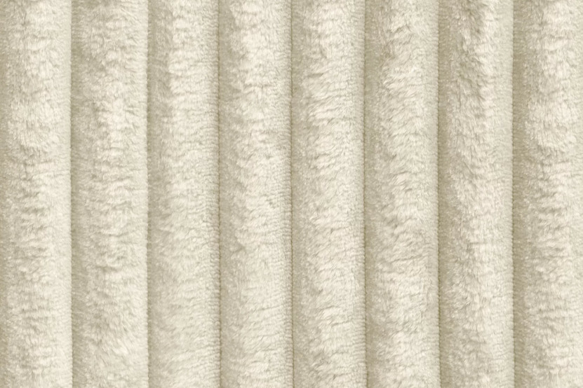 Canapé 3 places - 2 modules convertibles : Canapé 2 places + Fauteuil - Velours côtelé XL Beige