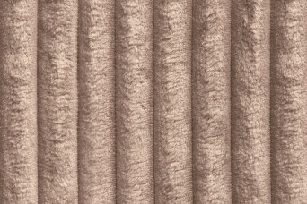 Housse Pouf convertible - Tissu velours côtelé XL marron