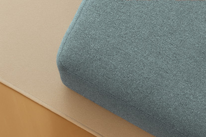 Pouf convertible et modulable - Tissu lisse Vert