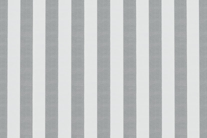 Fauteuil modulable - Tissu extérieur à rayures, blanc et gris