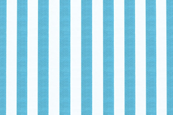 Housse Méridienne - Tissu imperméable à rayures, blanc et bleu